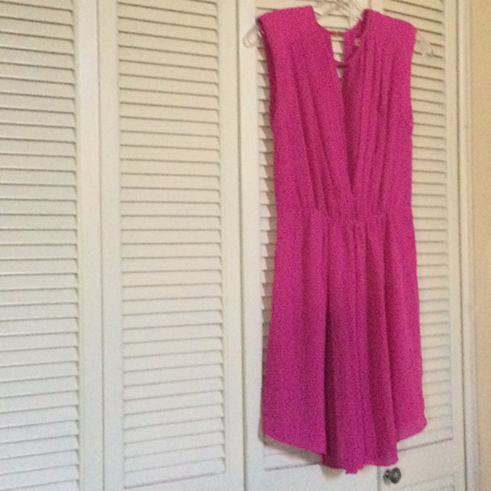Chic Backless Pink Dress